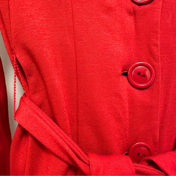 Le château made in Canada brilliant red stretchy jacket/ dress - Picture 4 of 14